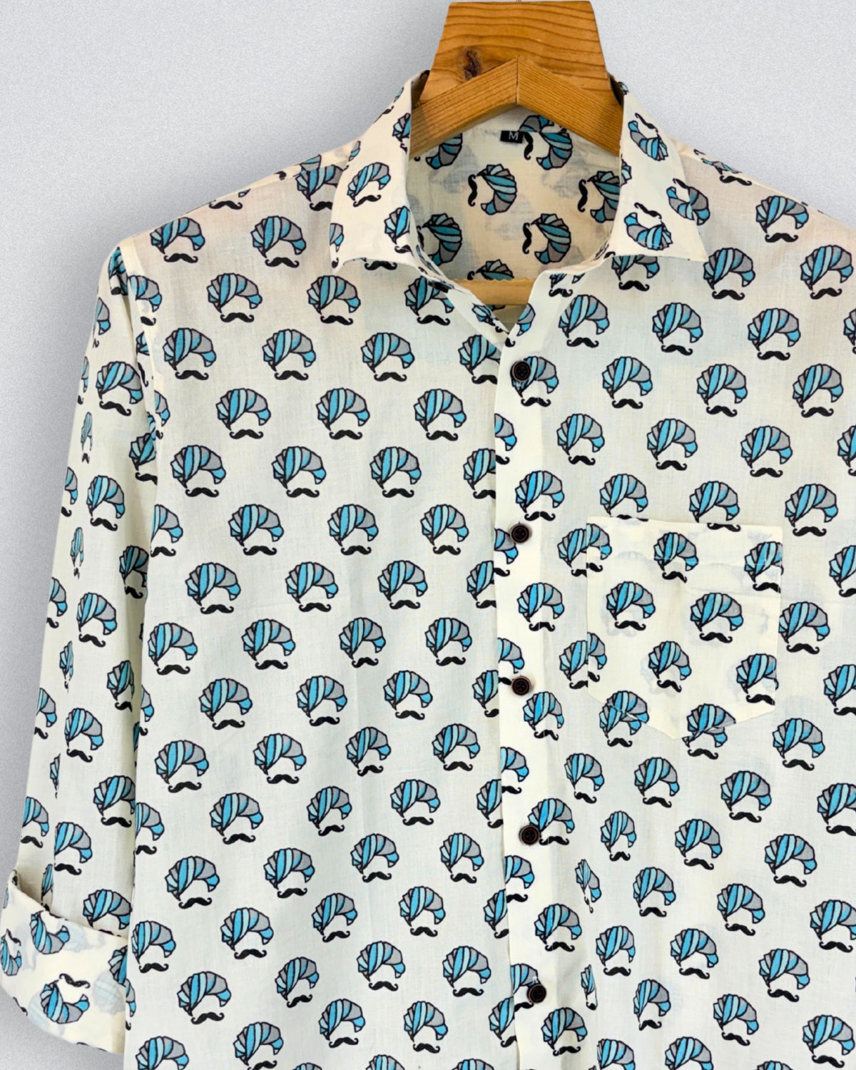 Seaside Shells – Printed Cotton Full Sleeve
