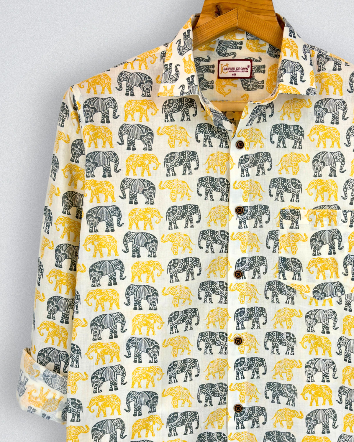 Elephant Expedition – Printed Cotton Full Sleeve