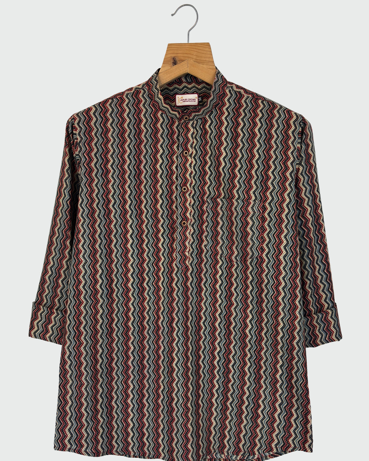 Zigzag Fusion Short Kurta