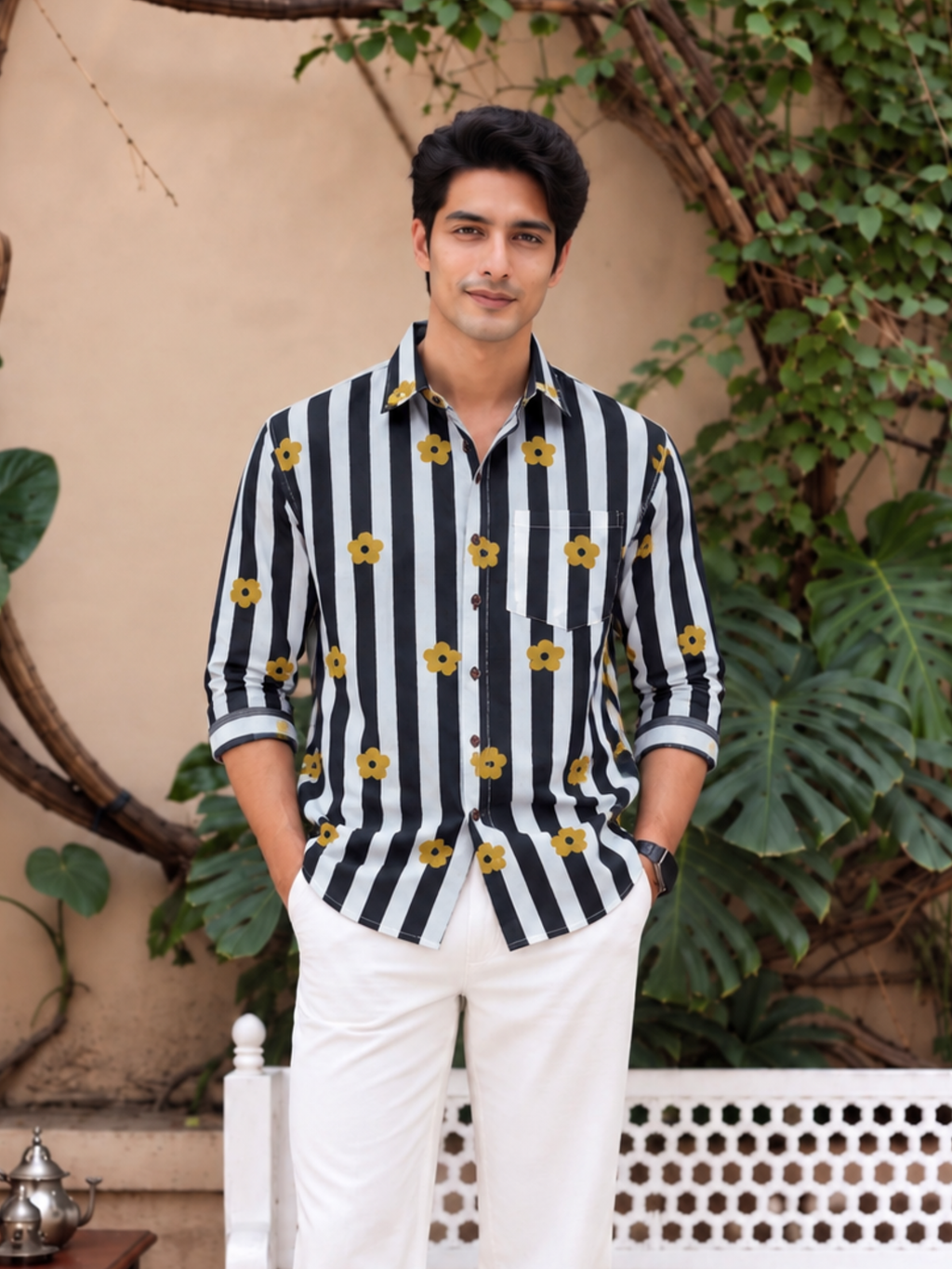 Heritage Charm – Printed Cotton Full Sleeve