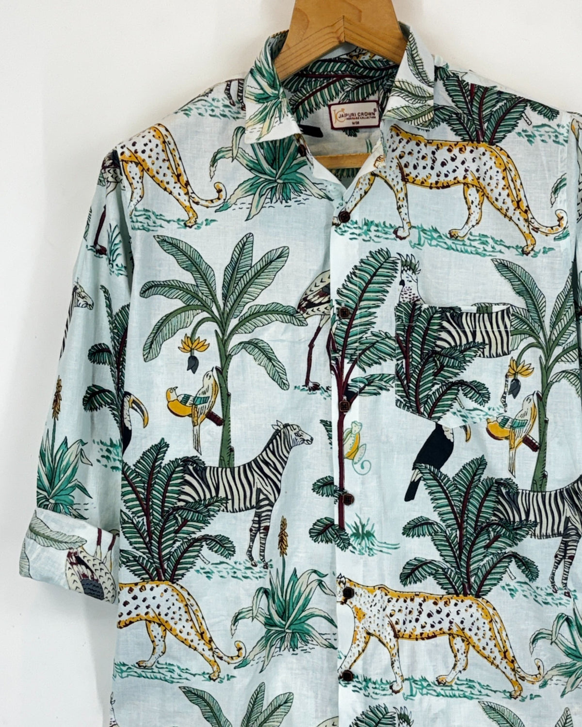 Tropical Birds – Printed Cotton Full Sleeve
