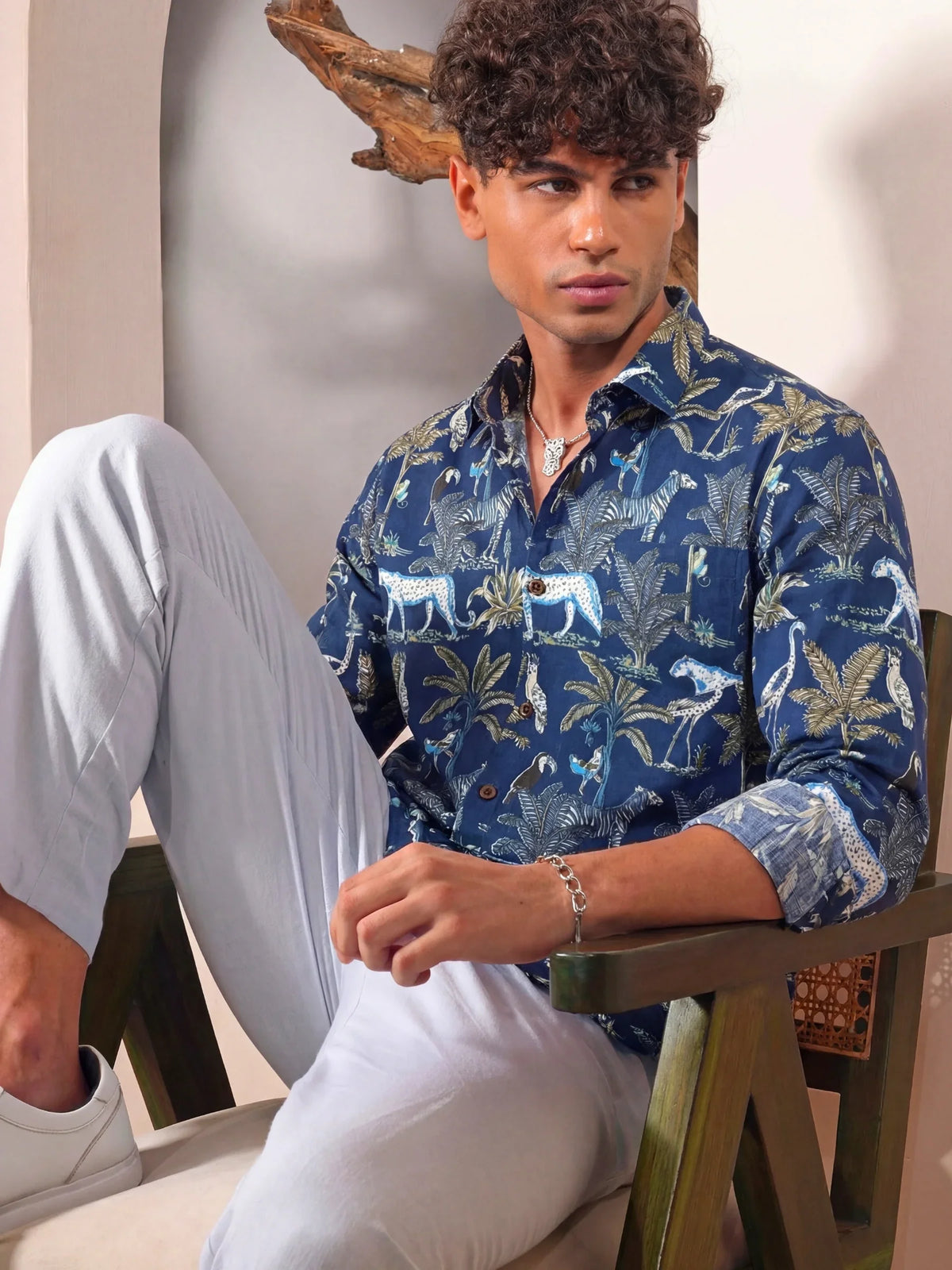 Tropical Escape – Printed Cotton Full Sleeve