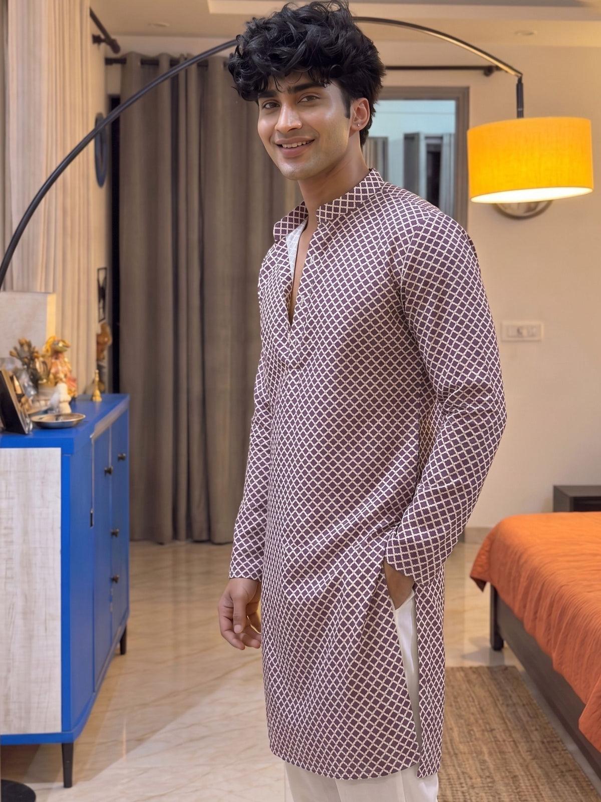 Stylish Printed Long Kurta for Modern Elegance