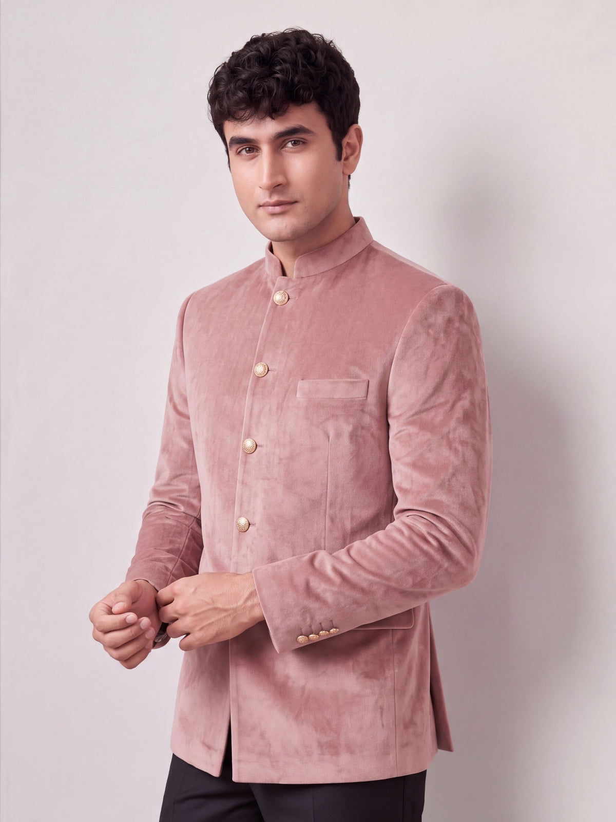 Elegant Velvet Jodhpuri for Modern Occasions