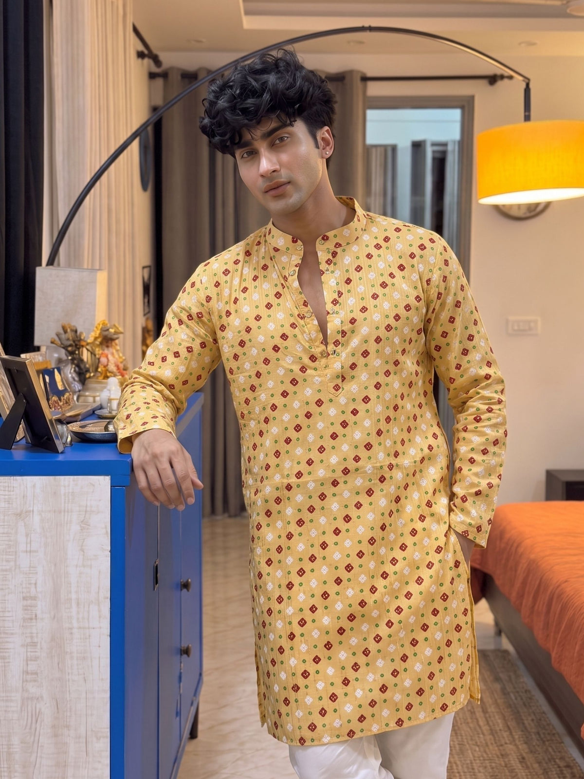 Vibrant Printed Long Kurta for Modern Style