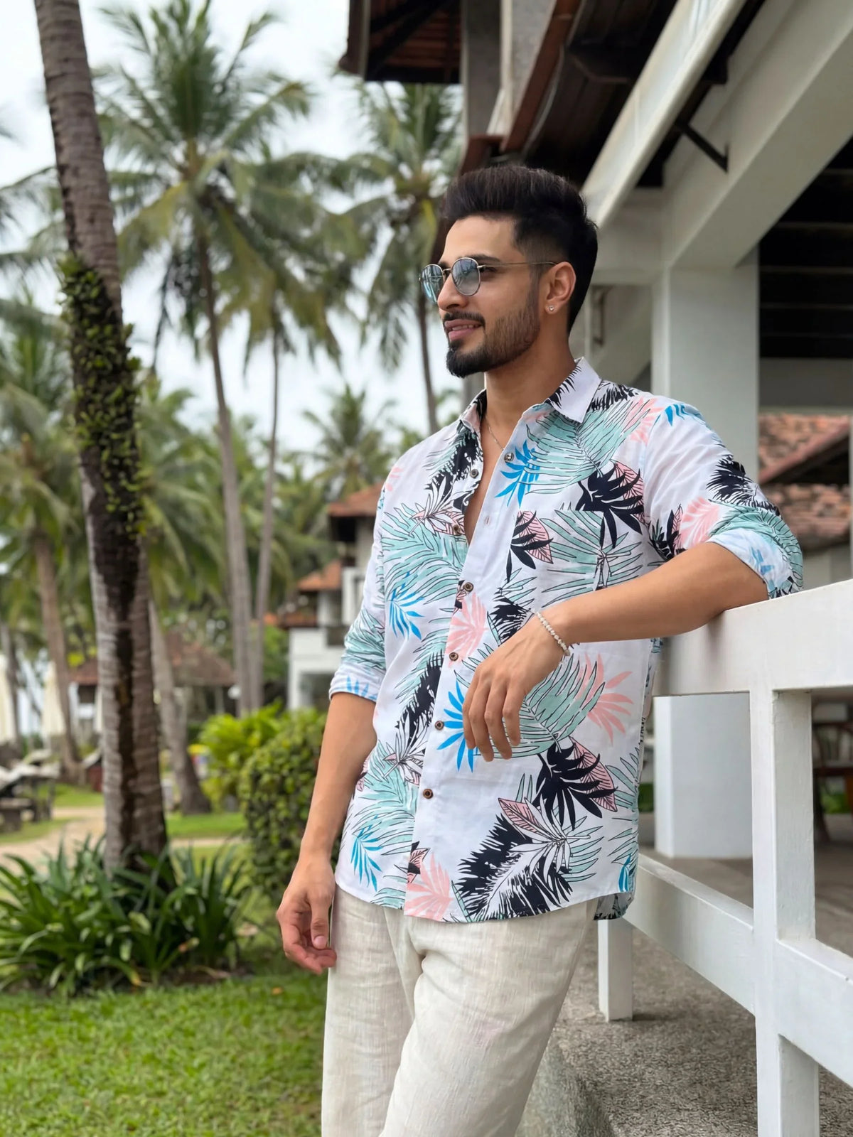 Ocean Canopy – Full Sleeve Printed Shirt