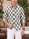Rajasthani Charm – Printed Cotton Full Sleeve Shirt