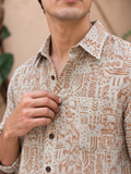 Sanganeri Style – Printed Cotton Full Sleeve Shirt