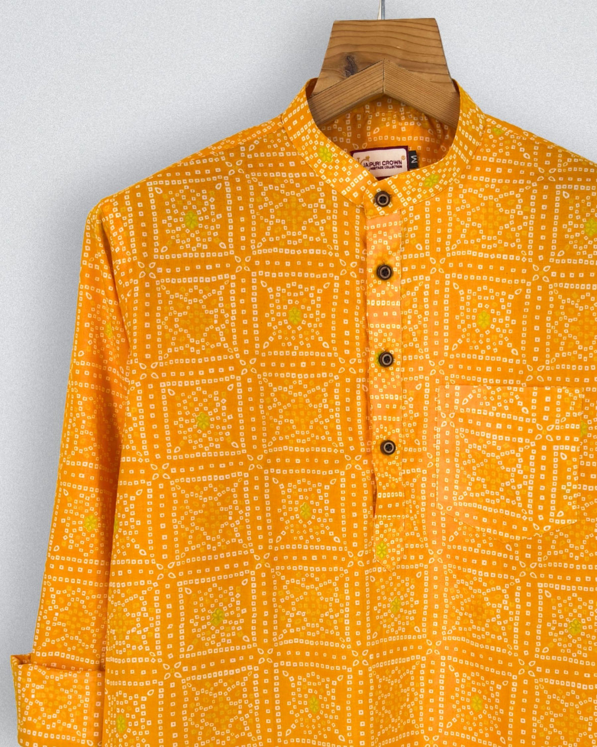 Sunshine Mosaic – Printed Cotton Short Kurta