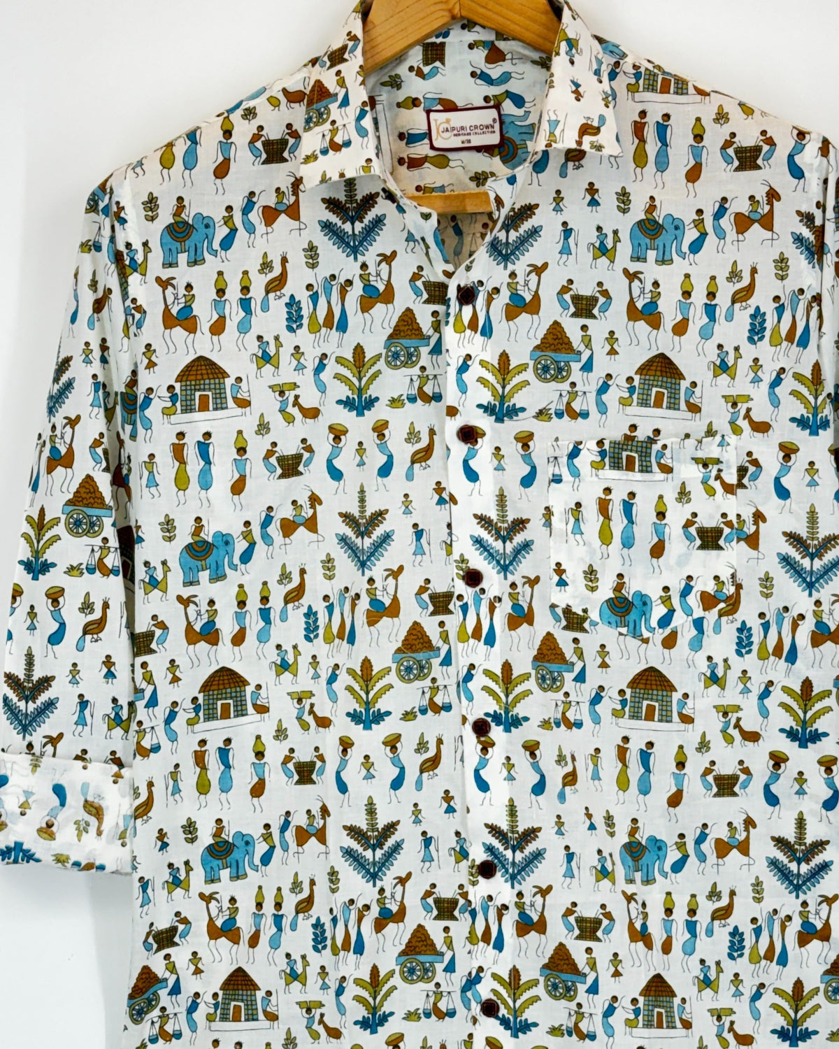 Artful Echoes – Printed Cotton Full Sleeve