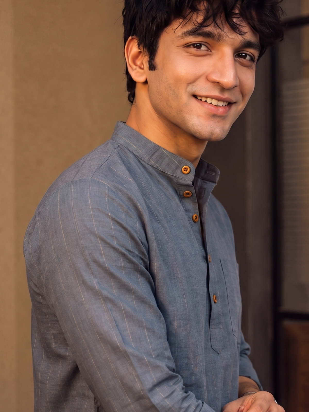 Sanganeri Elegance – Men's Printed Cotton Kurta