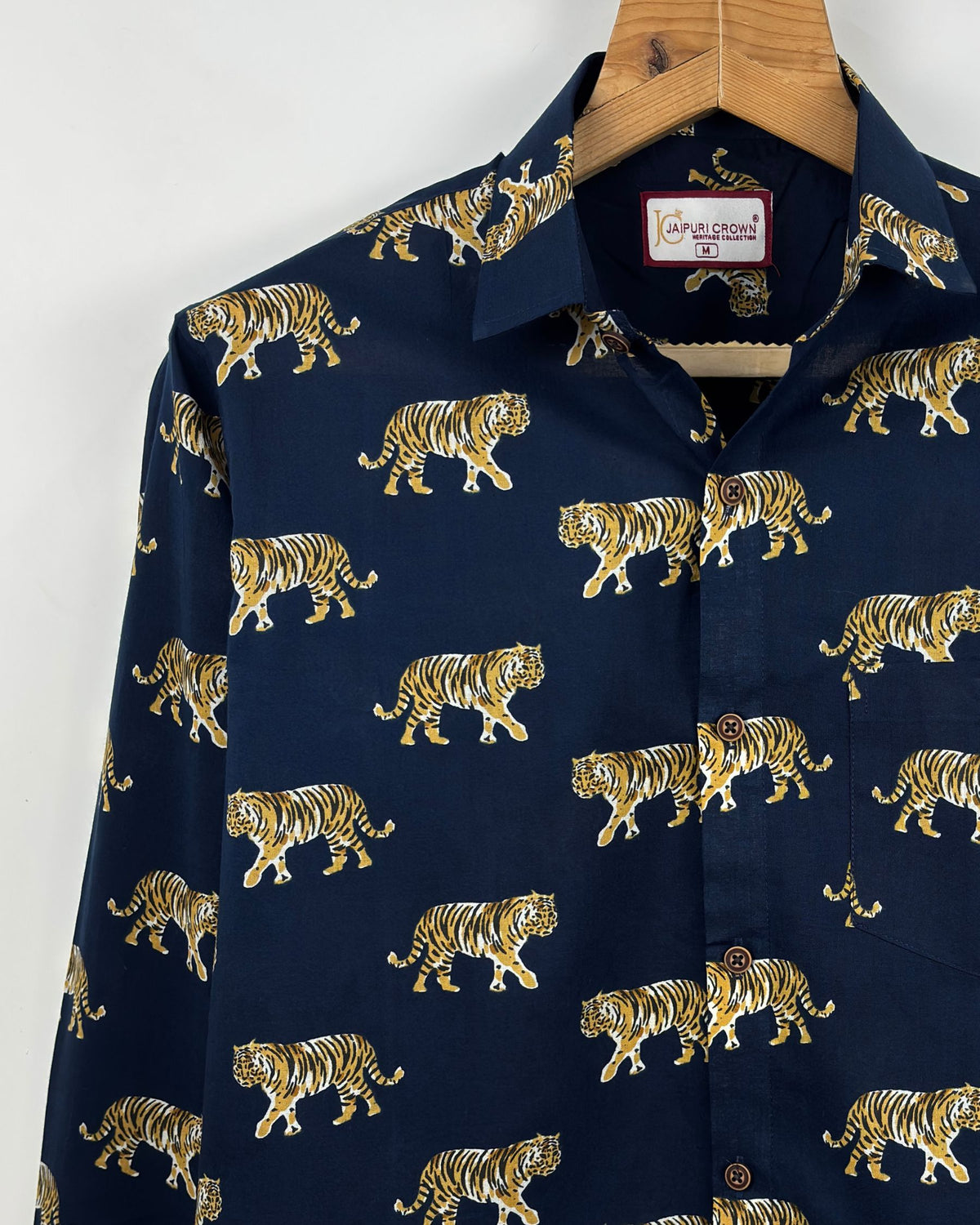 Majestic Tigers – Full Sleeve Cotton Shirt