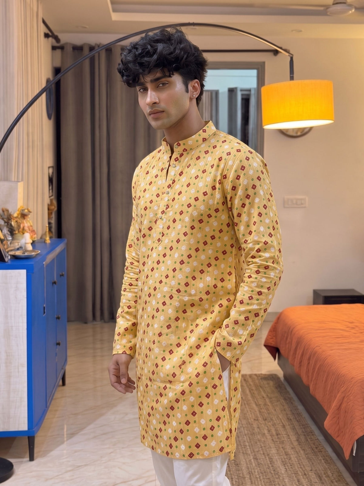 Vibrant Printed Long Kurta for Modern Style