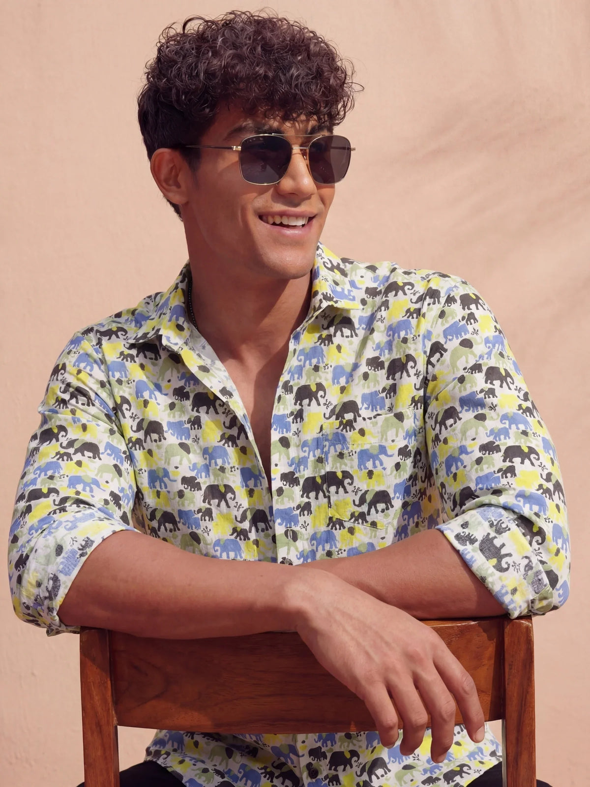 Safari Vibes – Full Sleeve Cotton Shirt in Multi Colors