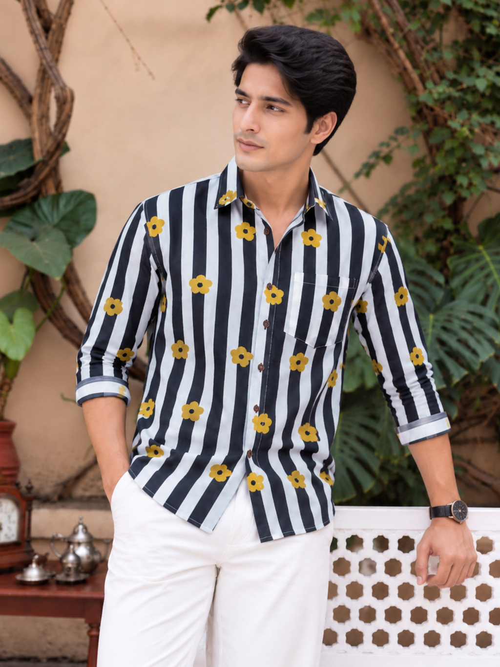Heritage Charm – Printed Cotton Full Sleeve