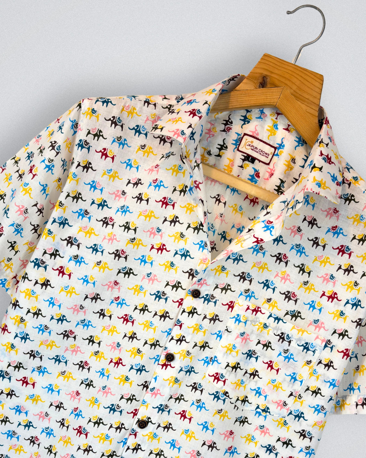 Elephant Carnival – Cotton Half Sleeve