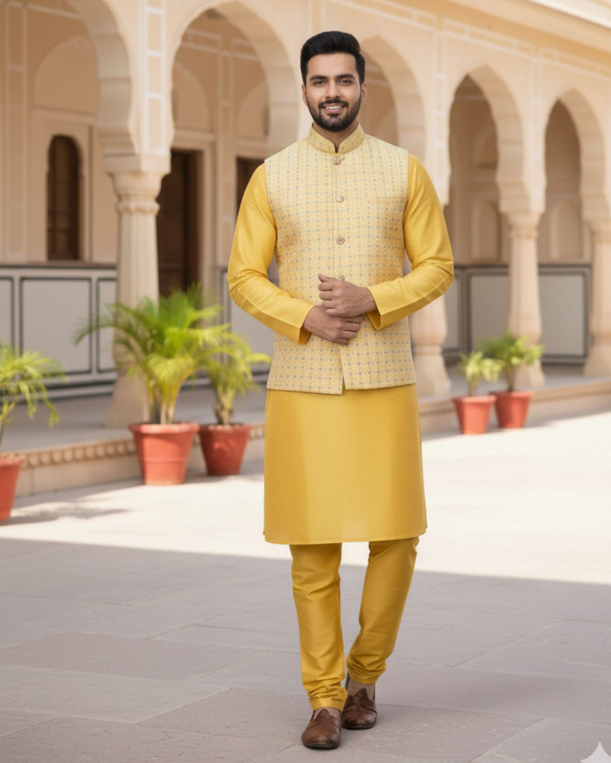 Vibrant Vibes Kurta Jacket Set