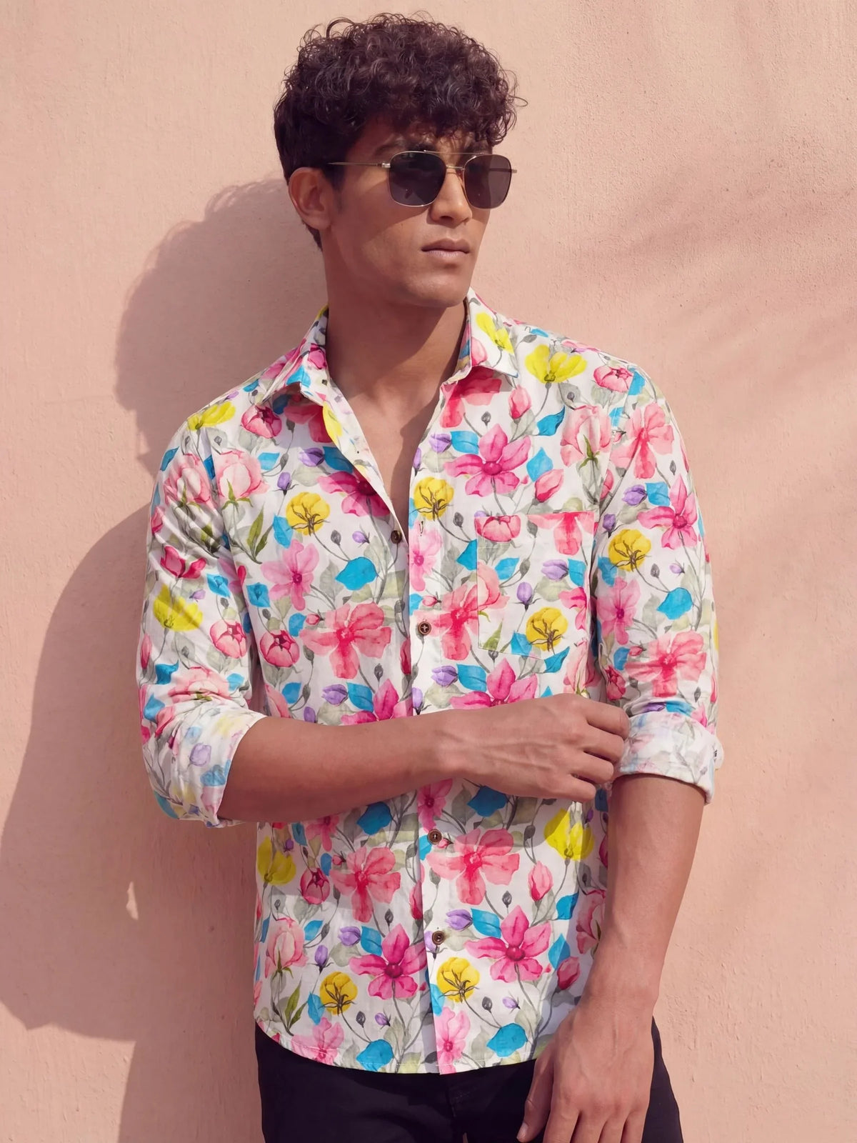 Bloom Pop – Full Sleeve Printed Shirt