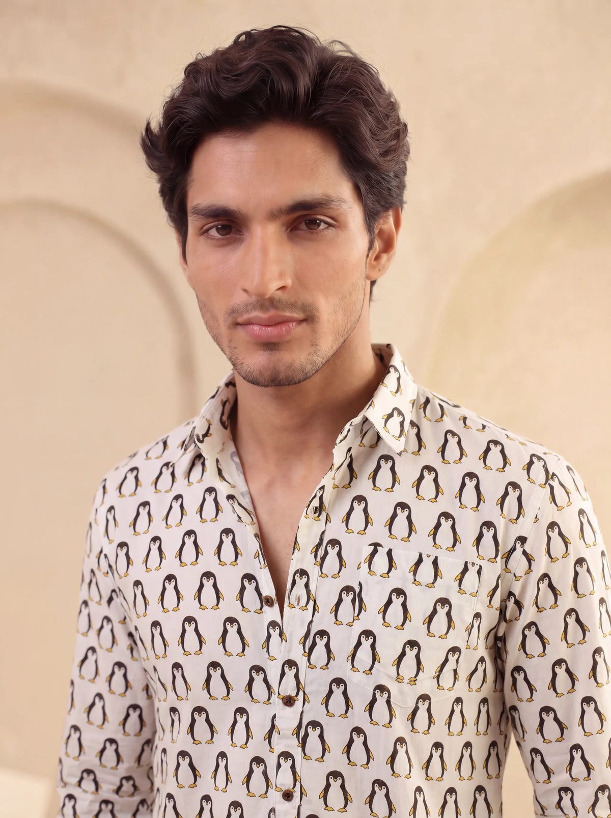 Penguin Parade – Printed Cotton Full Sleeve Shirt