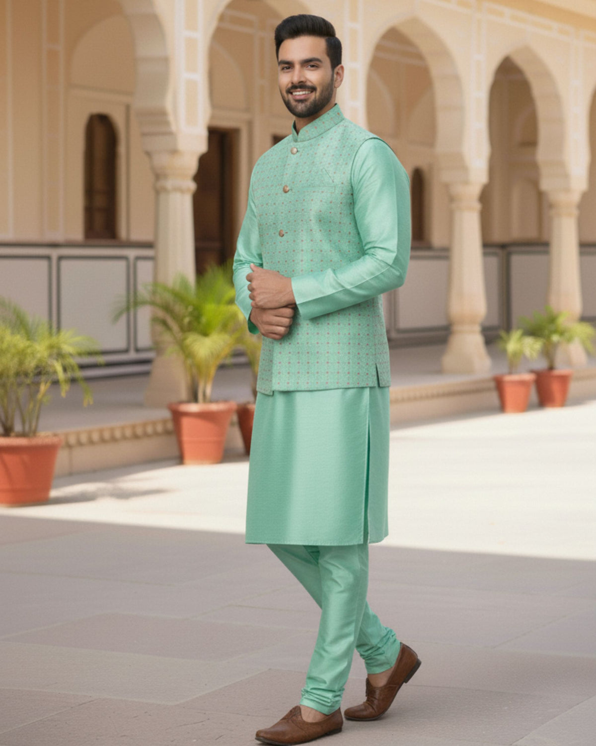 Royal Ethnic Jacket Set