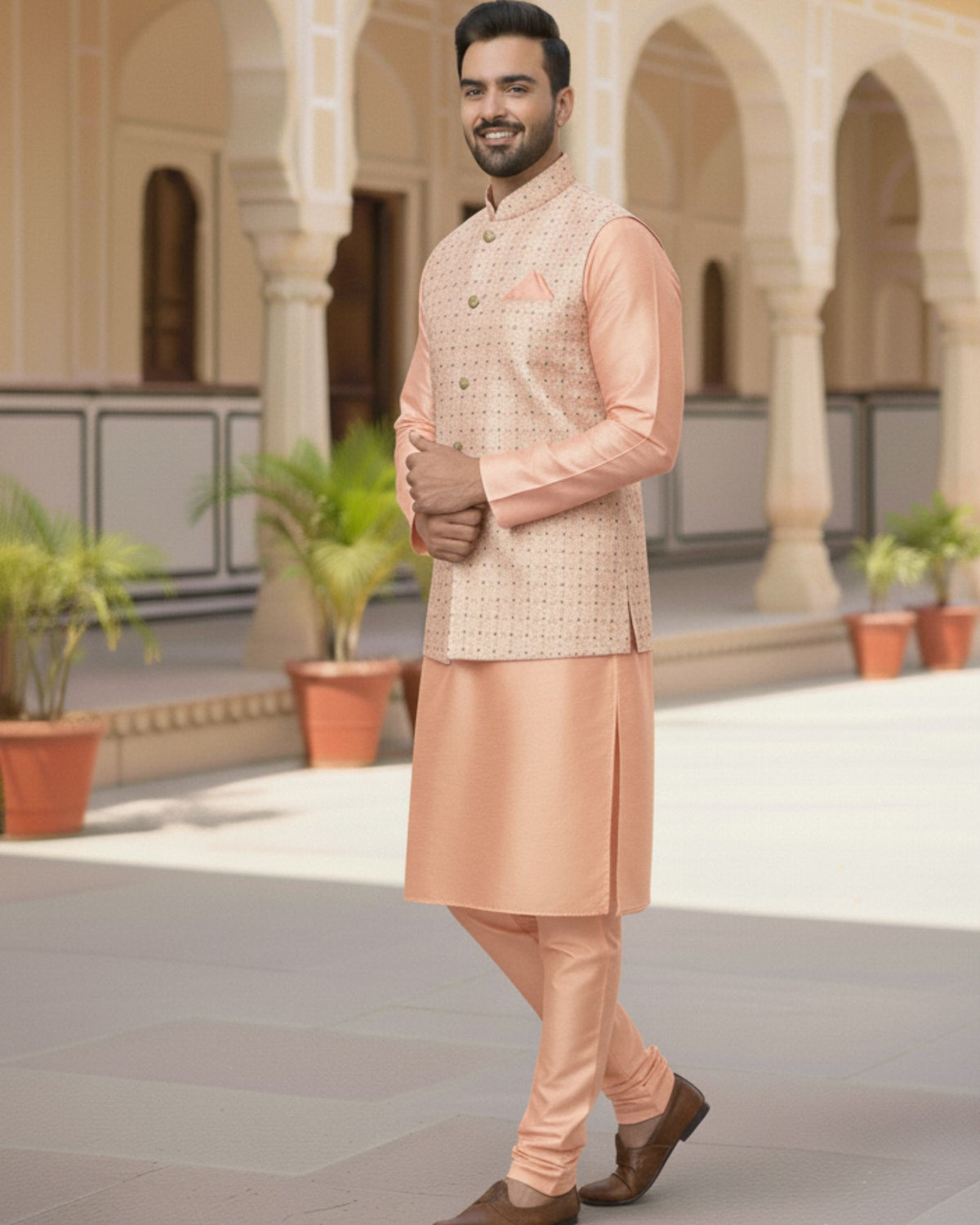 TrendyTashan Kurta Jacket Set