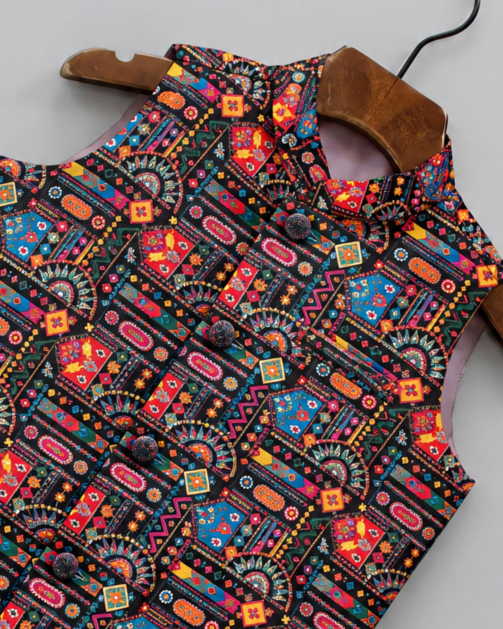 Vibrant Kid's Nehru Jacket