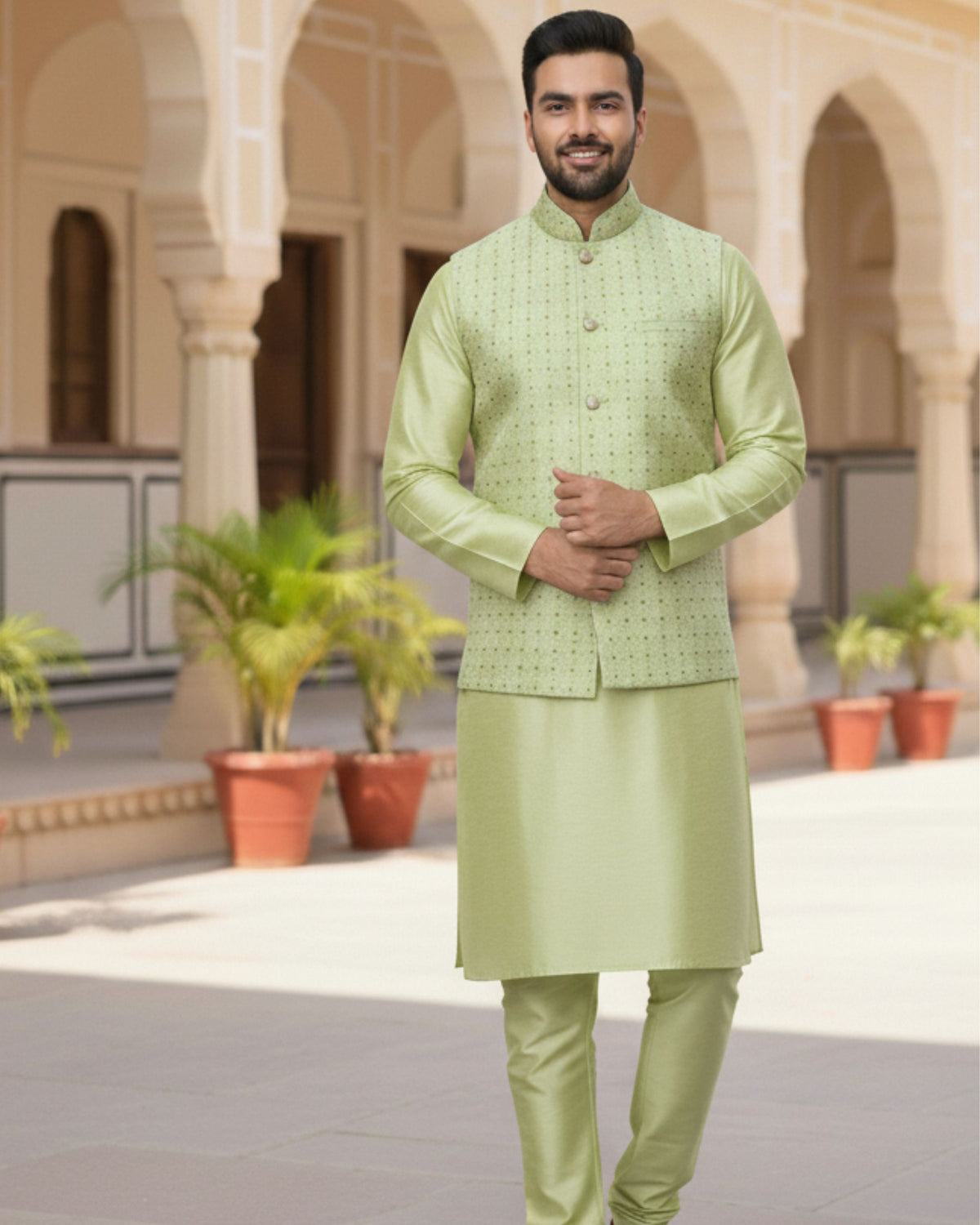 Elegance Ensemble Kurta Jacket Set
