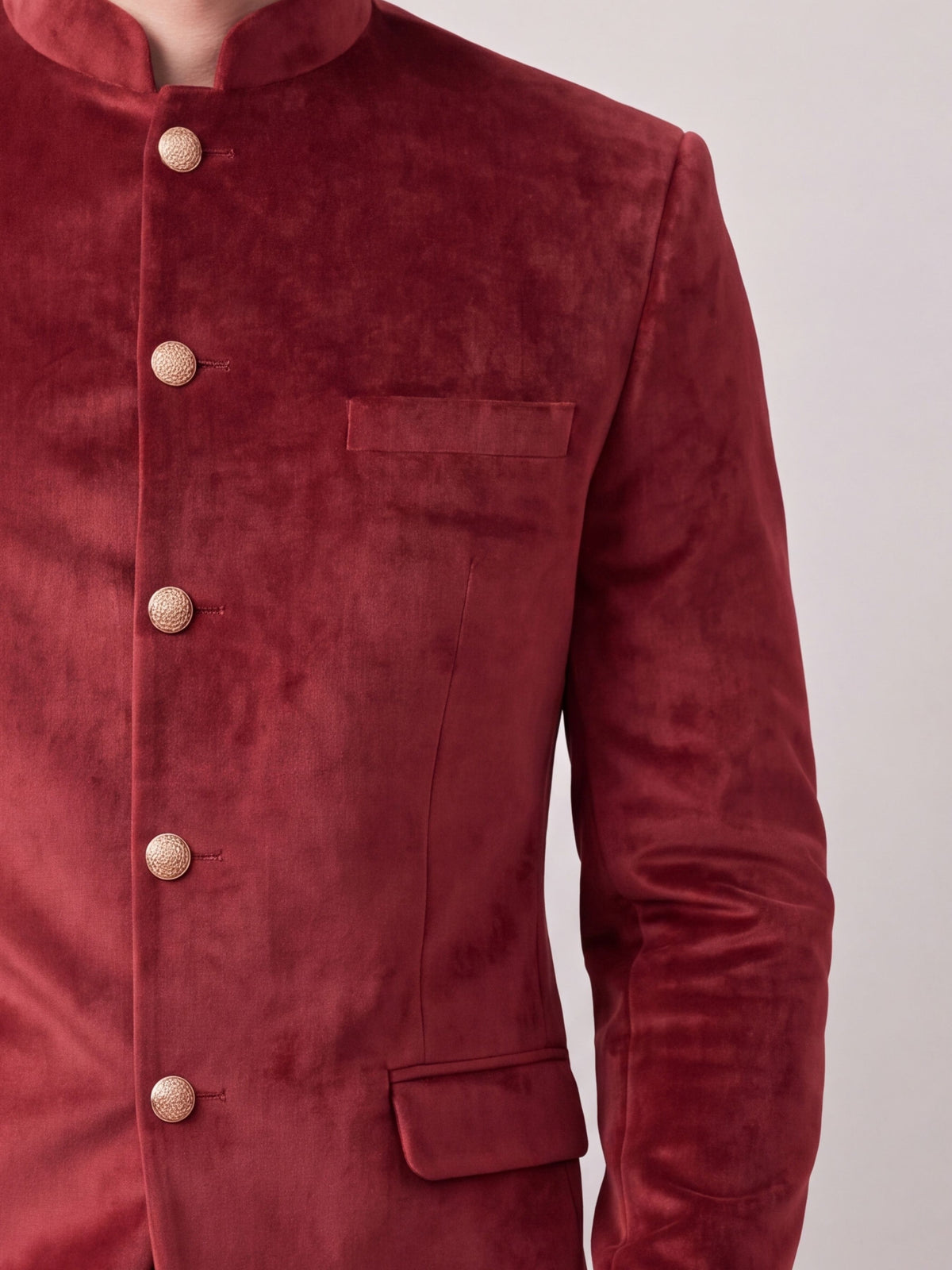 Luxurious Velvet Jodhpuri for Modern Elegance
