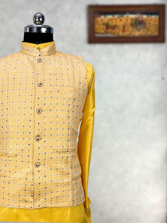 Vibrant Vibes Kurta Jacket Set