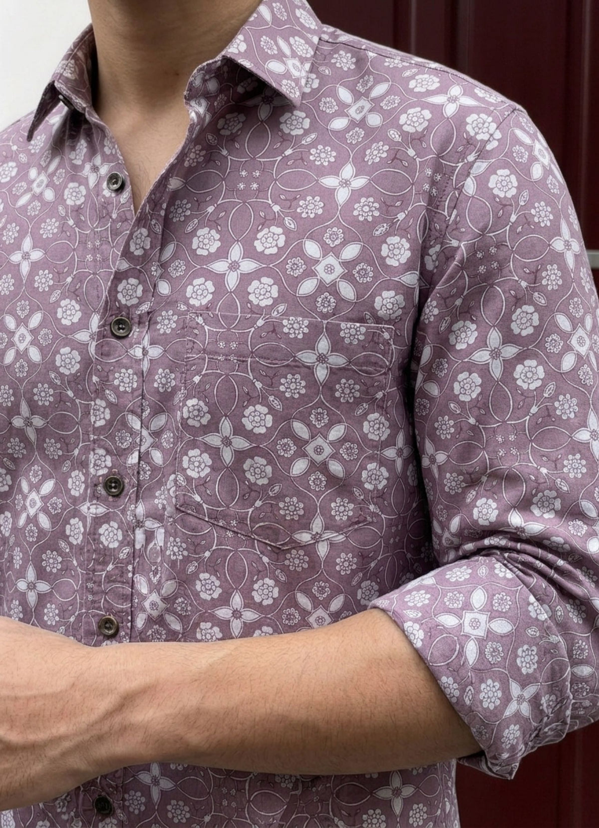 Sanganeri Blossom – Full Sleeve Cotton Shirt