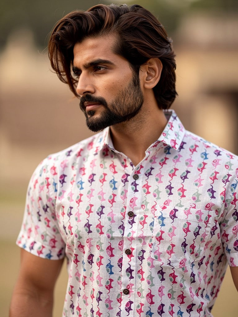 Haathi Rangrez – Half Sleeve Cotton Shirt