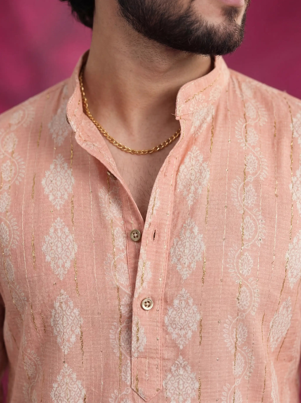 Opulent Golden Work Kurta