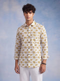Elephant Charm – Printed Cotton Full Sleeve Shirt
