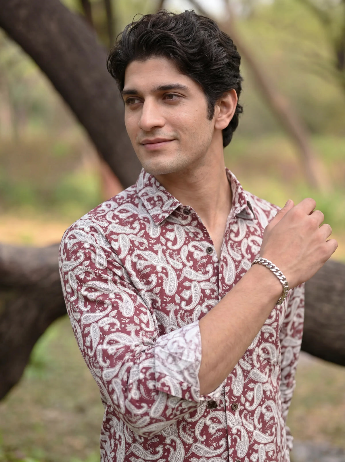 Paisley Charm – Full Sleeve Cotton Shirt