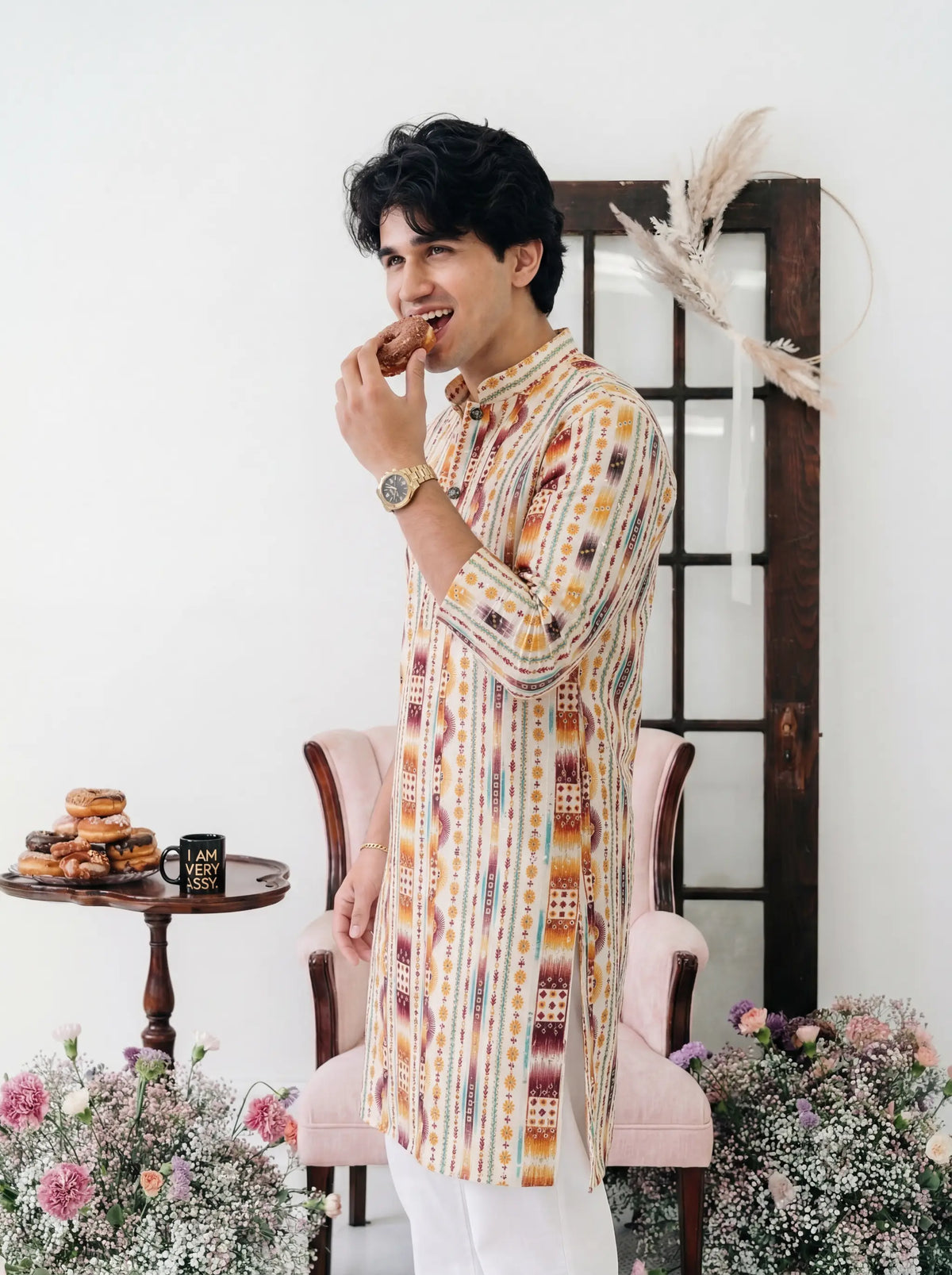 Gota Patti Printed Kurta