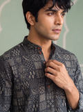 Royal Rajasthani – Printed Cotton Short Kurta