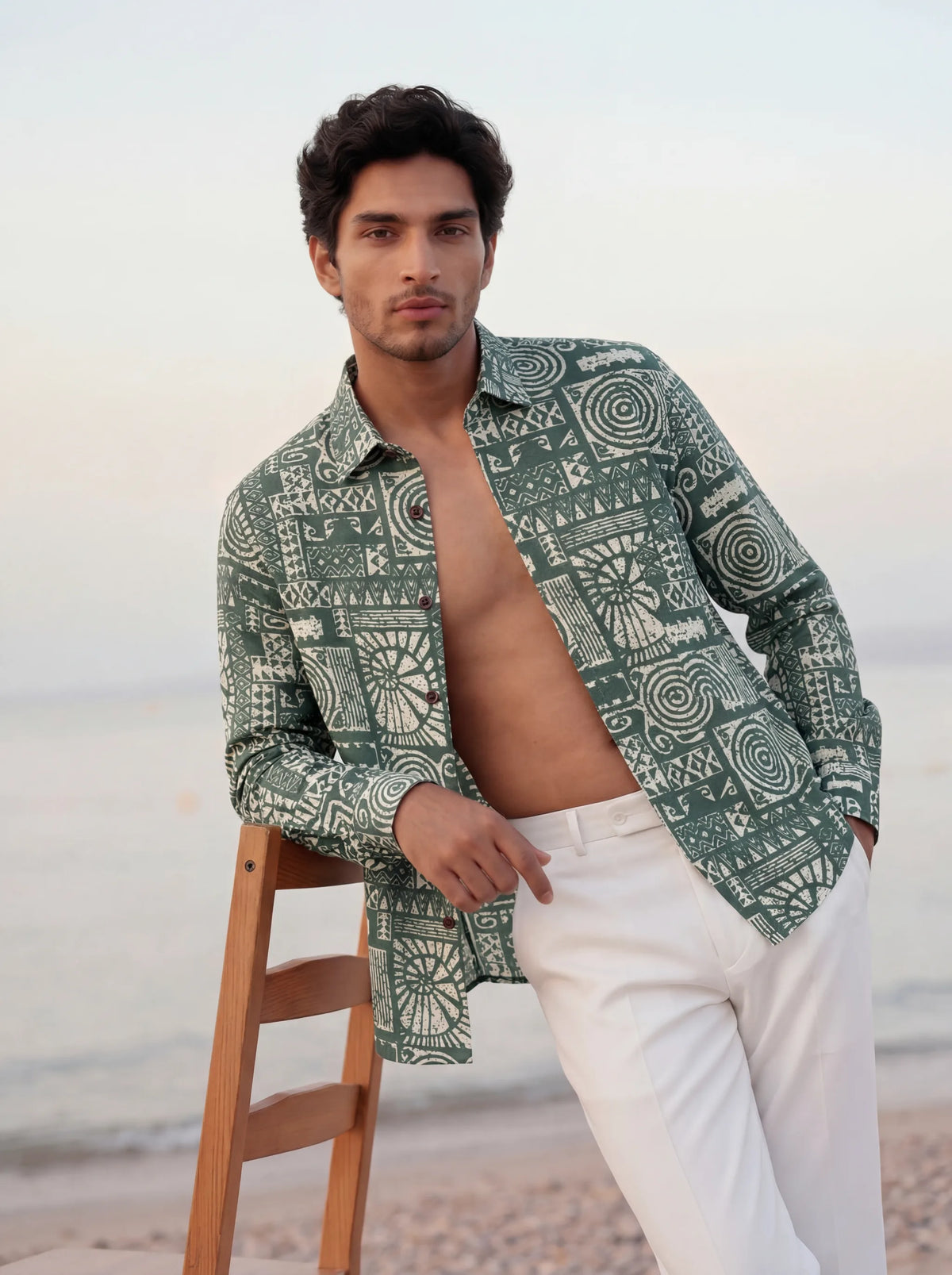 Sanganeri Spirit – Men's Full Sleeve Cotton Shirt