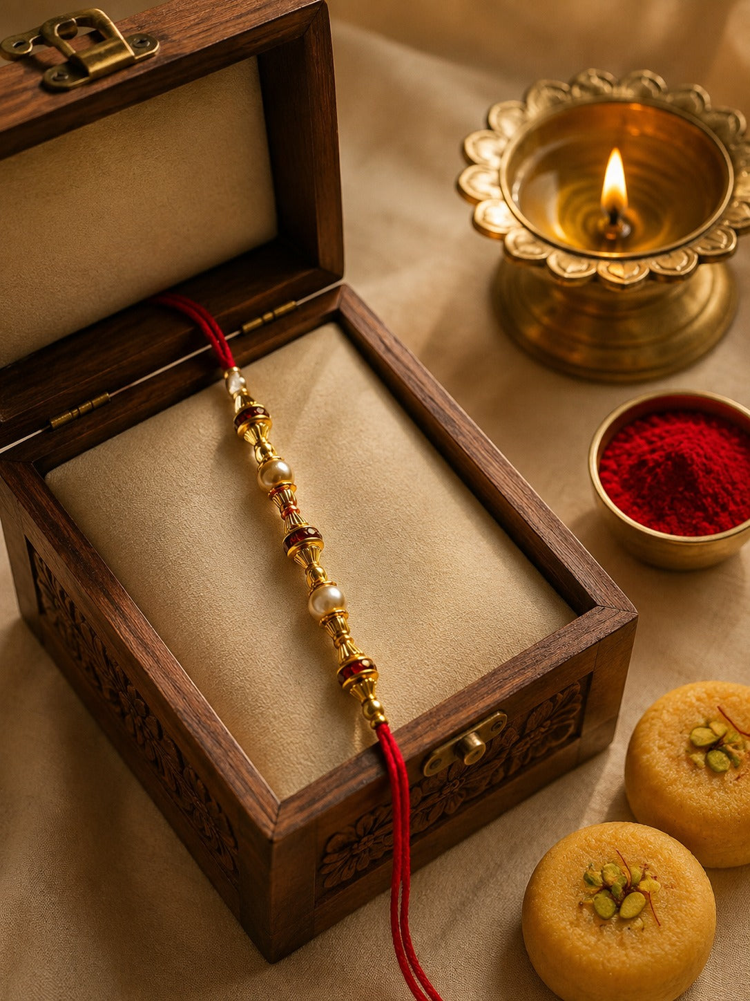 Rajwadi Heritage Rakhi