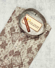 Abstract Printed Kurta - Jaipuri Crown