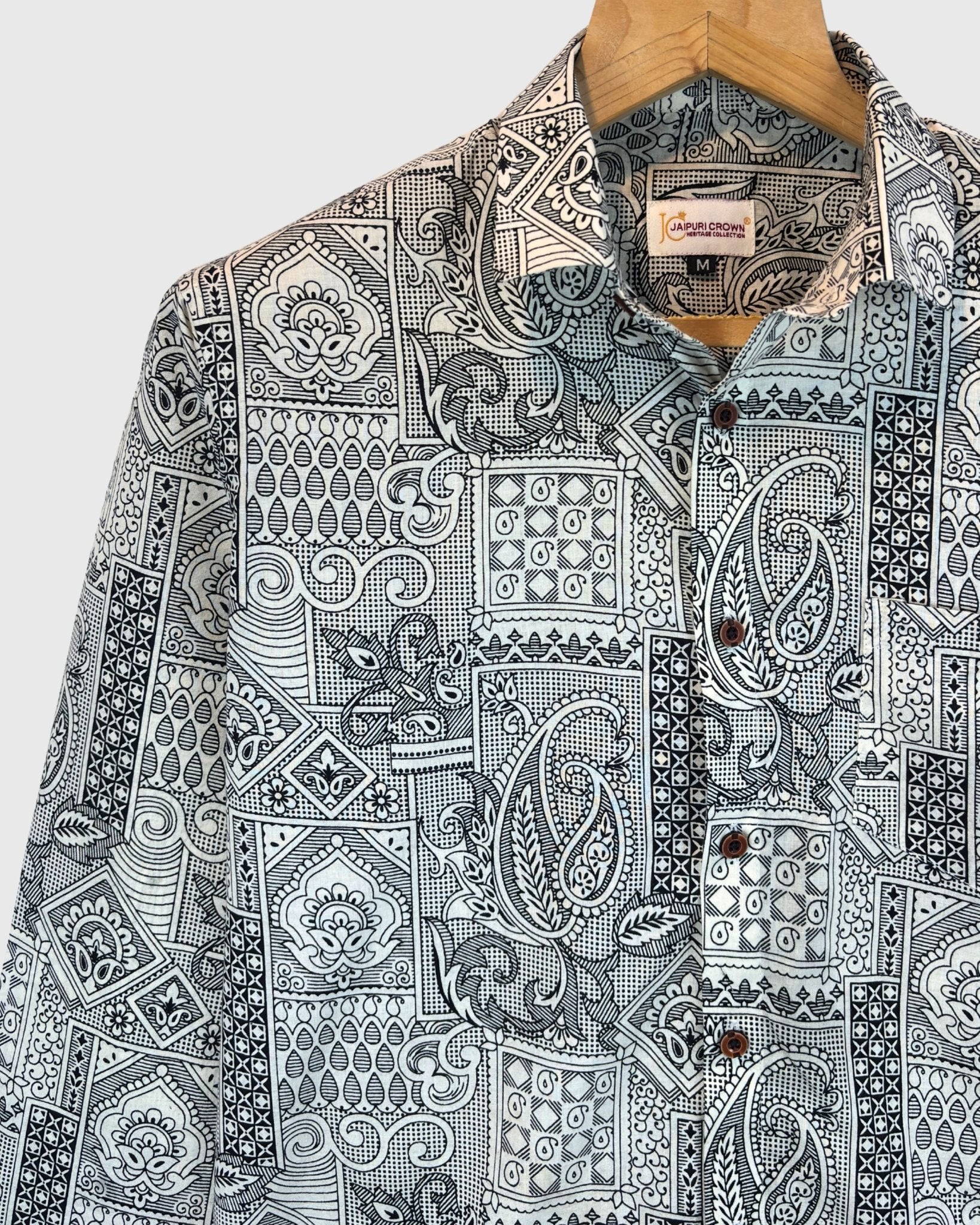 Ajrakh Maze - Jaipuri Crown