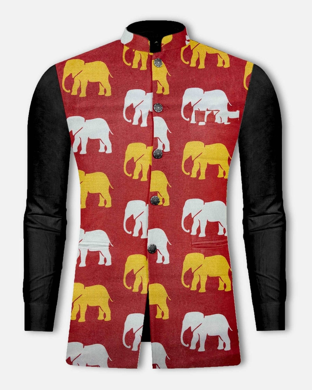 Amber Aura Nehru Jacket - Jaipuri Crown