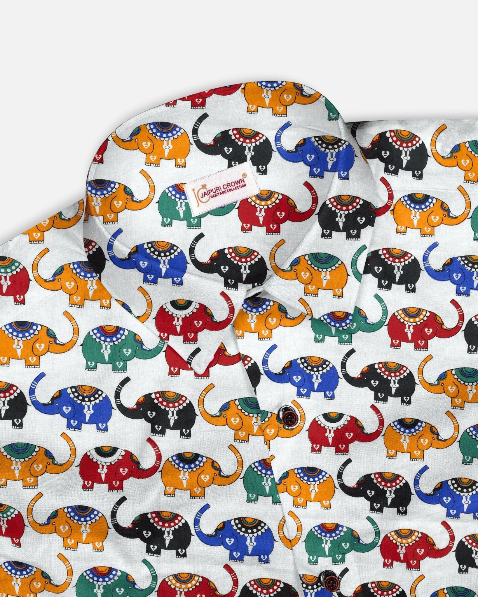 Aravat Royal Elephant - WHITE - Jaipuri Crown