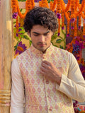 "अंश" (Ansh) Prism Jacquard Modi Jacket - Jaipuri Crown
