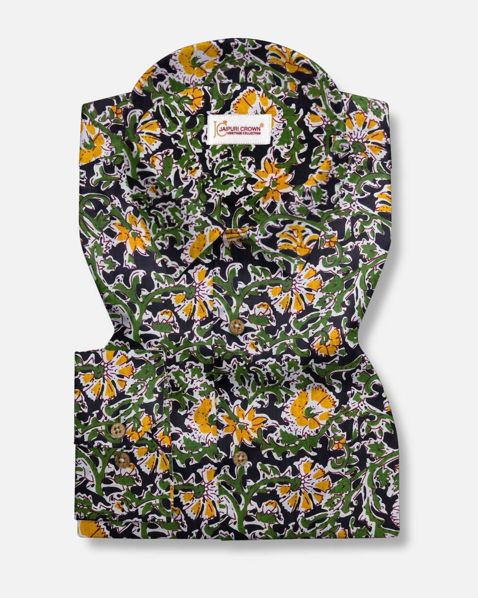 Bandana Bliss - Pure Cotton Shirt - Jaipuri Crown