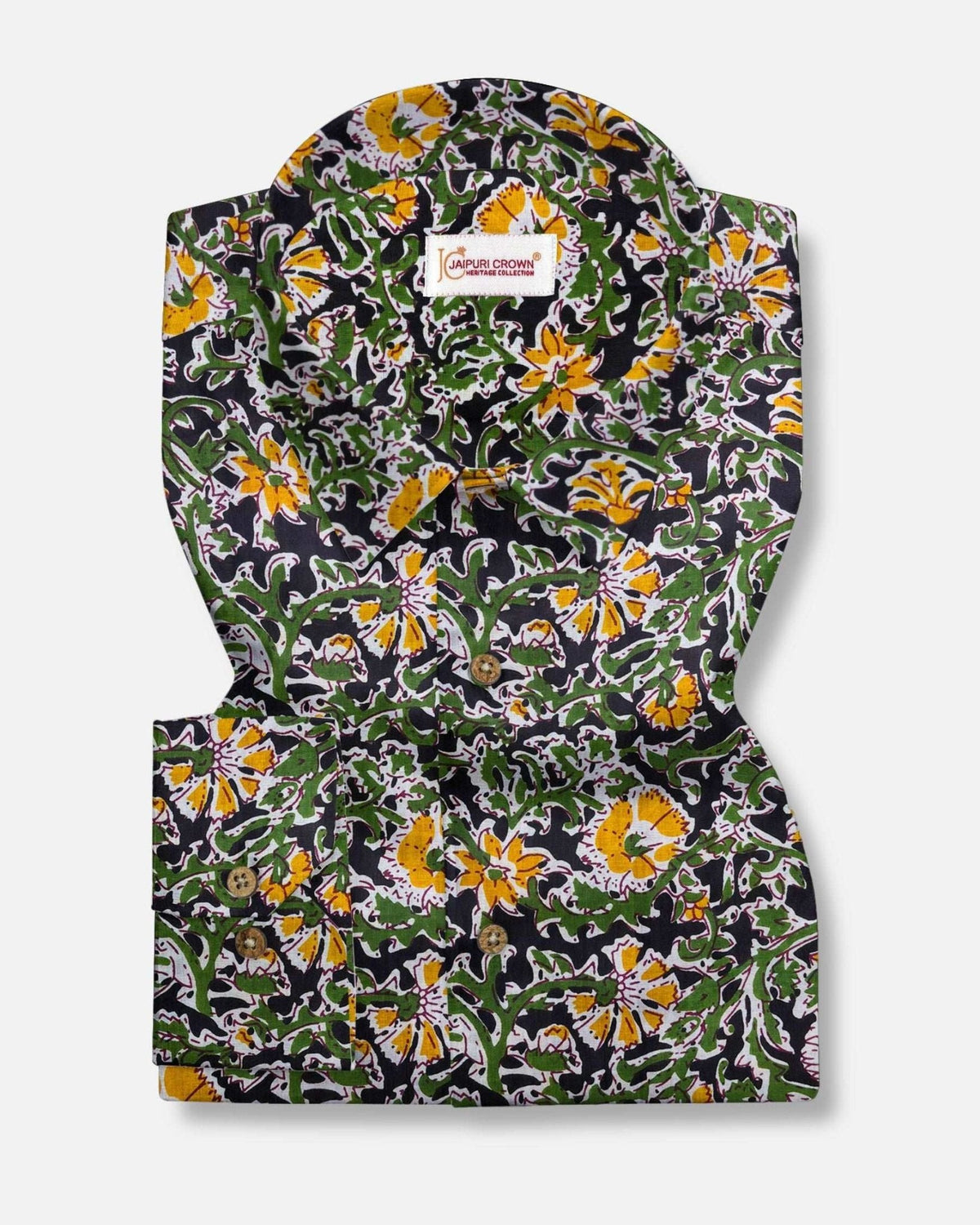 Bandana Bliss - Pure Cotton Shirt - Jaipuri Crown
