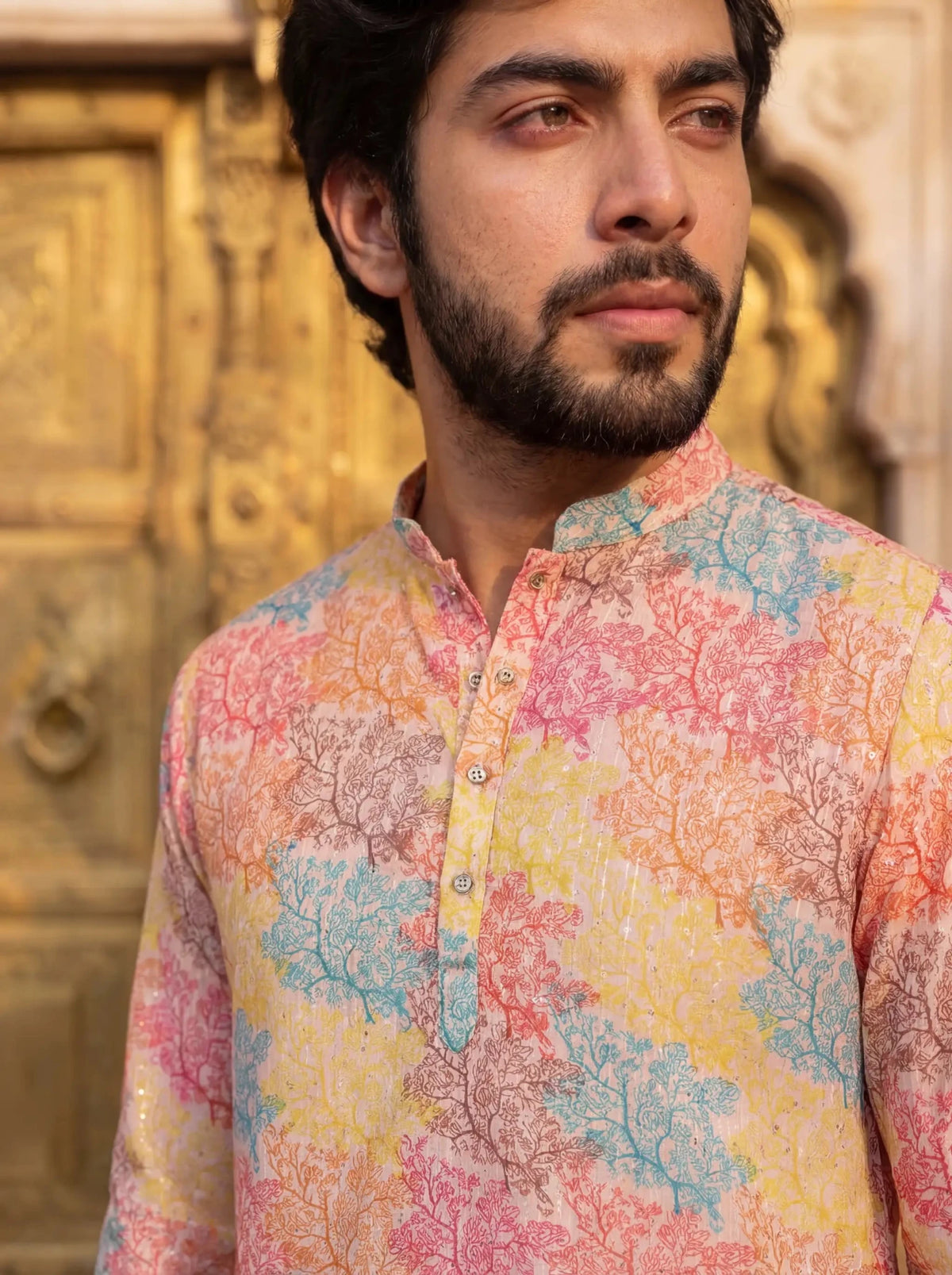 Blossom Fiesta Printed Kurta - Jaipuri Crown