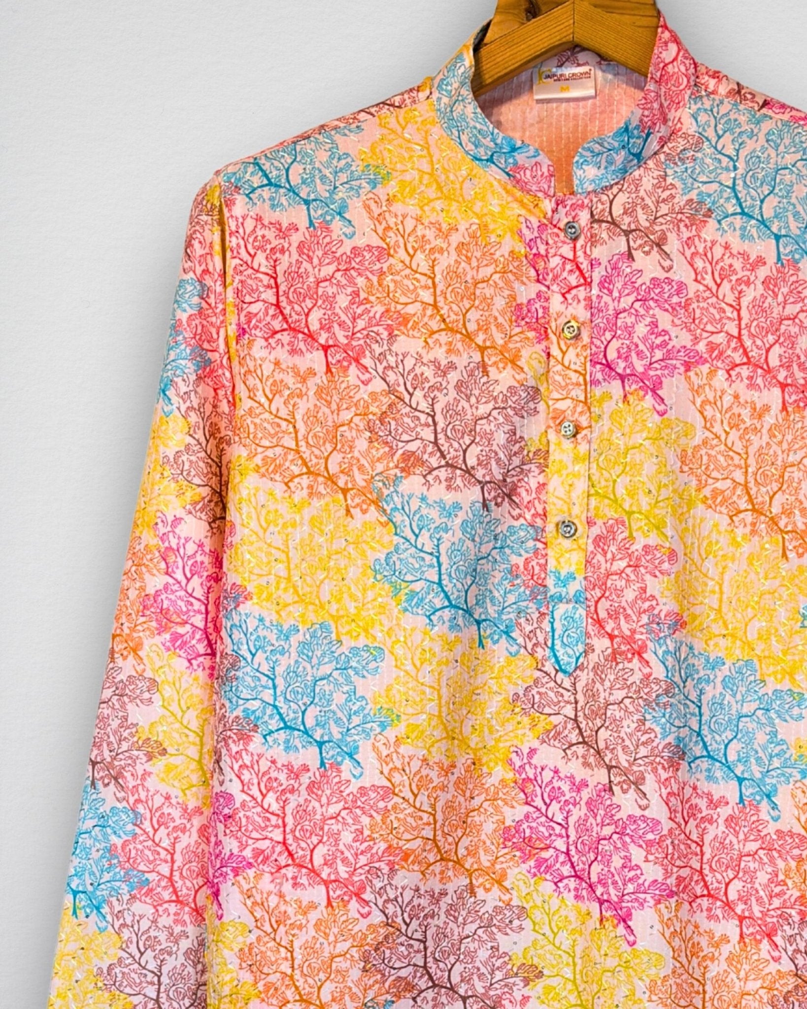 Blossom Fiesta Printed Kurta - Jaipuri Crown