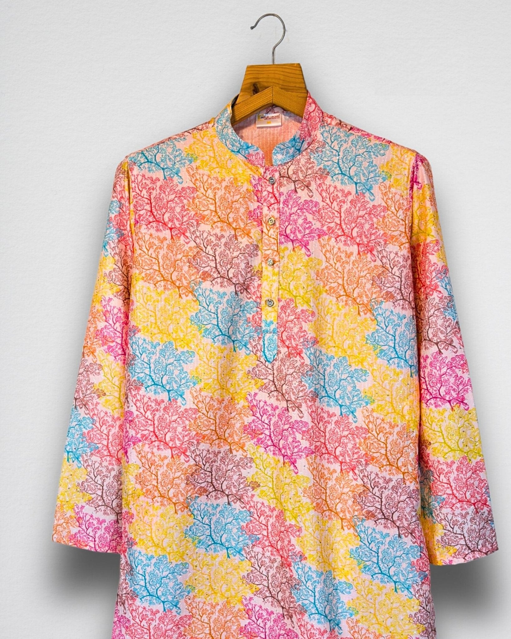 Blossom Fiesta Printed Kurta - Jaipuri Crown