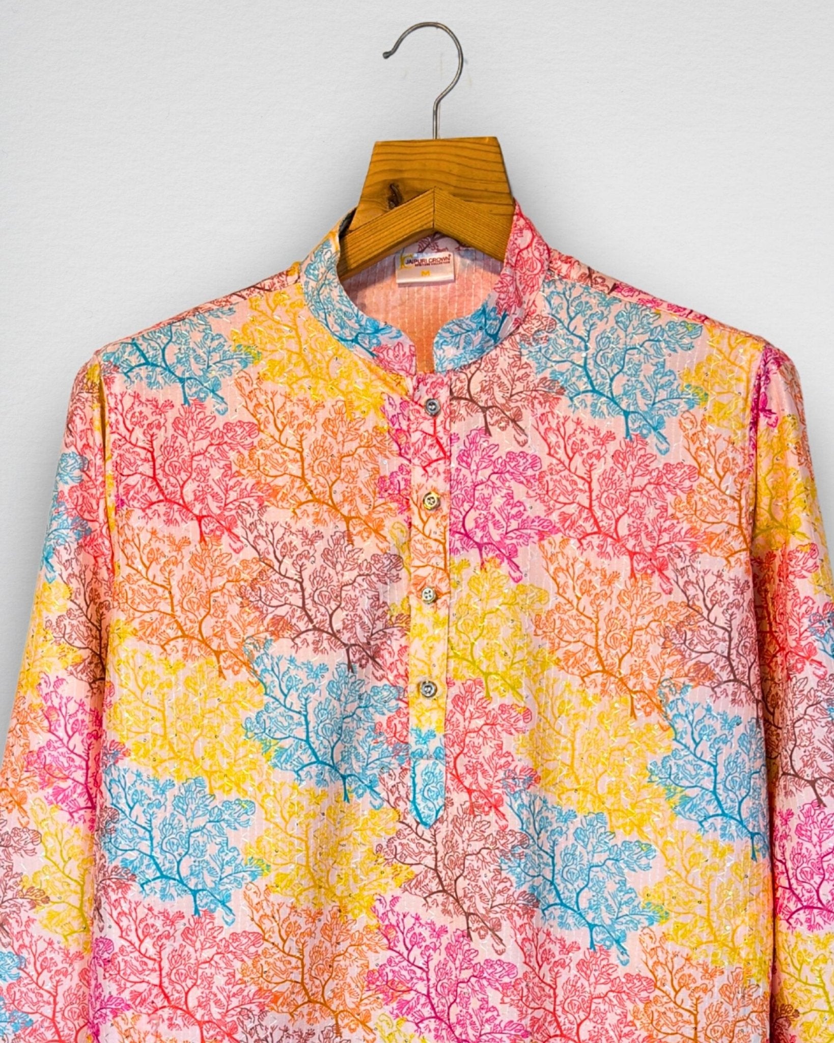 Blossom Fiesta Printed Kurta - Jaipuri Crown