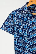 Blue Blooms - Jaipuri Crown